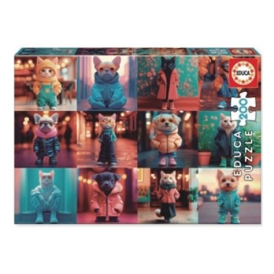 Puzzle ANIMALES DE MODA 200