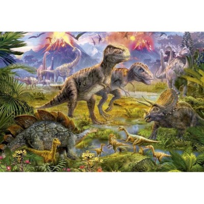 PUZZLE 500 Pzas. ENCUENTRO DE DINOSAURIOS