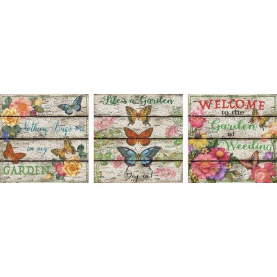 PUZZLE, 3X500 JARDÍN CAMPESTRE