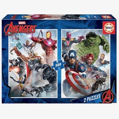 PUZZLE 2X500 pzas. LOS VENGADORES