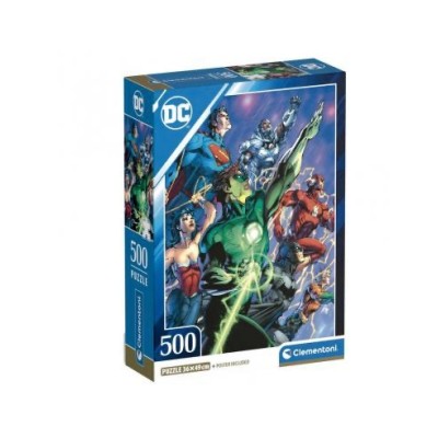 Puzzle 500 pzas. DC COMICS COMPACT BOX
