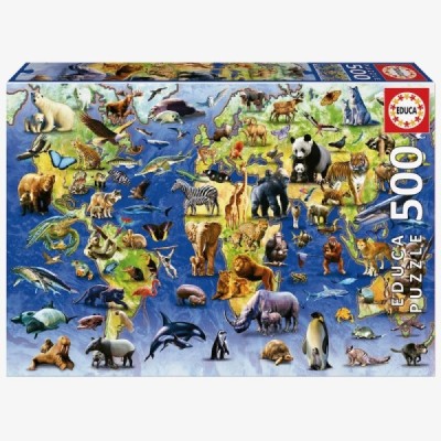 Puzzle 500 pzas. ESPECIES EN PELIGRO DE EXTINCIÓN