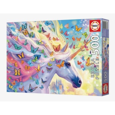 Puzzle UNICORNIO ARCOIRIS 500