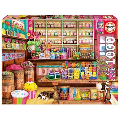 EDUCA, PUZZLE 1000 PZAS., TIENDA DE DULCES