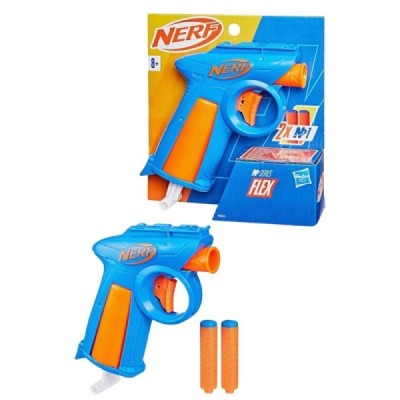 NERF N SERIES Lanzador Flex, 2 Dardos