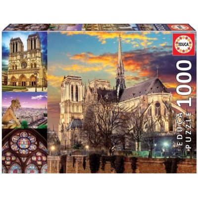 PUZZLE 1000 COLLAGE DE NOTRE DAME
