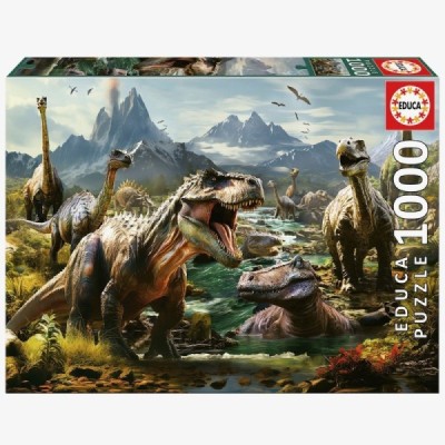 Puzzle 1000 pzas. DINOSAURIOS FEROCES