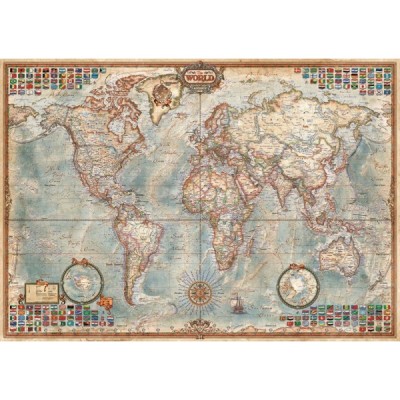 PUZZLE 1500 EL MUNDO, MAPA POLÍTICO