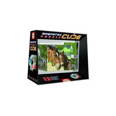 EDUCA, PUZZLE 8 CUBOS MÁGNETICOS, ANIMALES