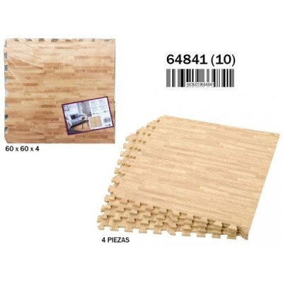 PUZZLE EVA APARIENCIA MADERA 4 PCS. 60X60