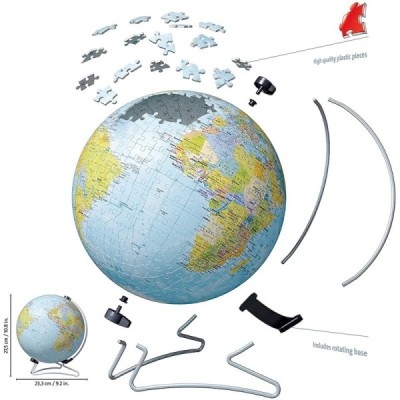 Puzzle 3D, Globo Terráqueo 540 piezas