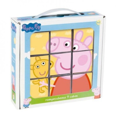ROMPECABEZAS PEPPA PIG 9 CUBOS