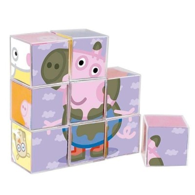 ROMPECABEZAS PEPPA PIG 9 CUBOS