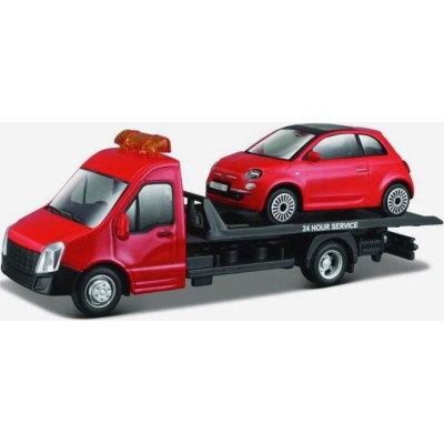 BURAGO-CAMION REMOLQUE COCHE METAL 1:43 STREET FIR