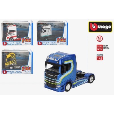 BURAGO STREET FIRE-CAMION METAL 1:43 4/S