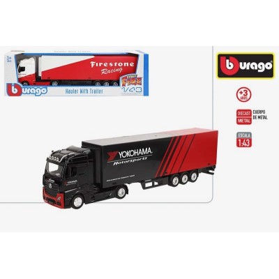 BURAGO STREET FIRE-CAMION METAL 1:43 MERCEDES ACTR