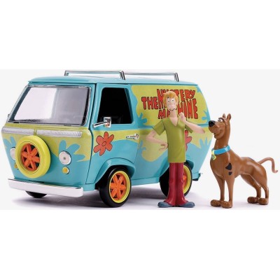 Scooby Doo Furgoneta Mistery Machine 1:24 con figu