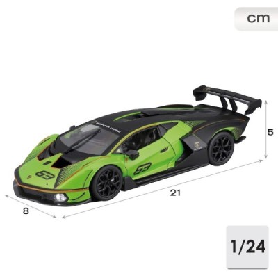 BURAGO-COCHE METAL 1:24 RACING-LAMBORGHINI ESSENZA