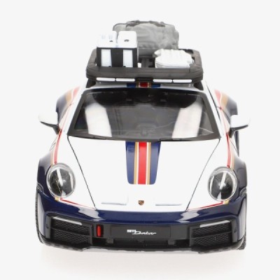 BURAGO-COCHE METAL 1:24 RACING-PORSCHE 911 DAKAR