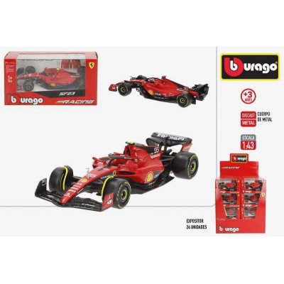 BURAGO-COCHE METAL 1:43 FERRARI F1 RACING SF23