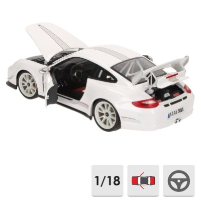 BURAGO-COCHE METAL 1:18 GT-PORSCHE GT3 RS 4.0-WHIT