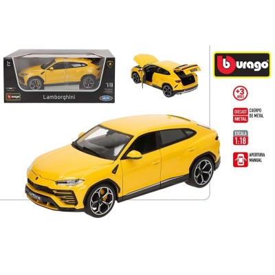 BURAGO-COCHE METAL 1:18 GT-LAMBORGHINI URUS YELLOW
