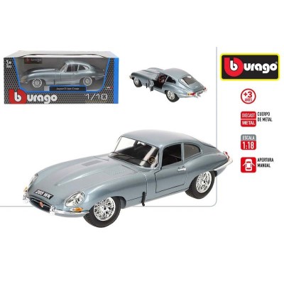 BURAGO-COCHE METAL 1:18 GT-JAGUAR E COUPE