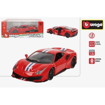 BURAGO-COCHE METAL 1:24 FERRARI 488 PISTA