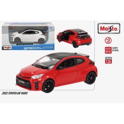 MAISTO-COCHE METAL 1:24-TOYOTA GR YARIS 2023