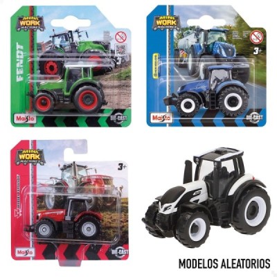 MAISTO-BL TRACTOR METAL - MINI WORKS 4 Modelos