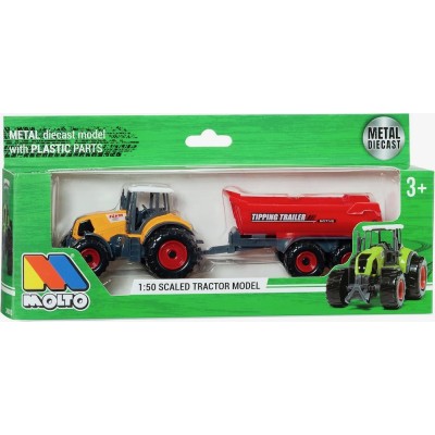 Tractor Granja con Remolque. Escala 1:50 - Modelos