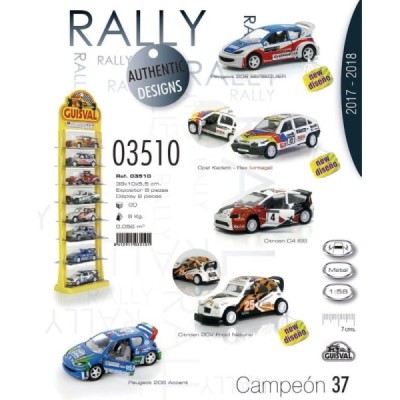 PACK 8 VEHÍCULOS RALLYE