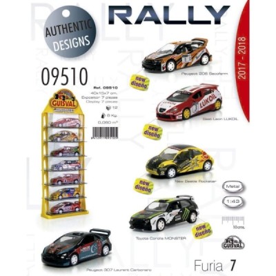 PACK 7 COCHE RALLYE GUISVAL