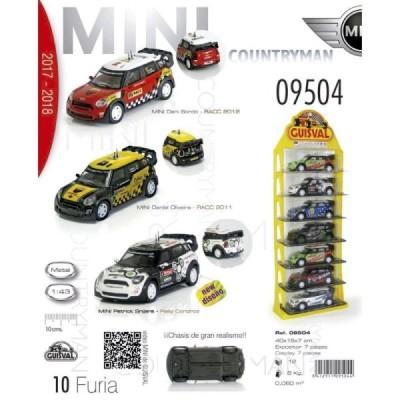 PACK 7 COCHES MINI COUNTRYMAN GUISVAL