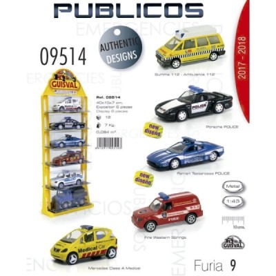 PACK 6 VEHICULOS SERVICIOS PÚBLICOS