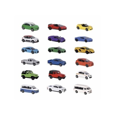 MAJORETTE- COCHE SERIE 2 1:64, 18 SURT