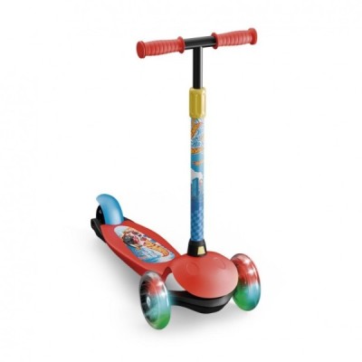 HOT WHEELS: PATINETE 3 RUEDAS CON LUCES LED DEQUBE