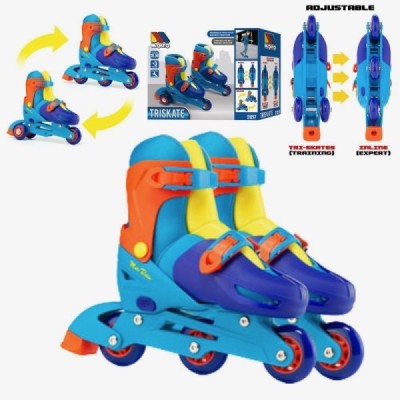 PATIN EN LINEA CONVERTIBLE AZUL MOLTO