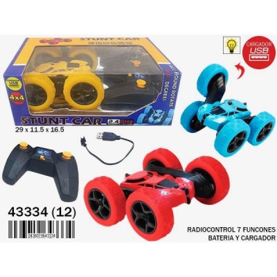 COCHE TUMBLING 4X4 R/C  CARGADOR USB 3 Mod. Radiocontrol Radio Control