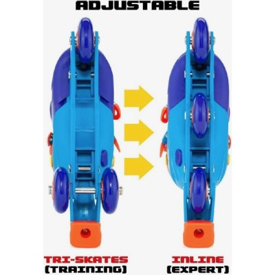 PATIN EN LINEA CONVERTIBLE AZUL MOLTO