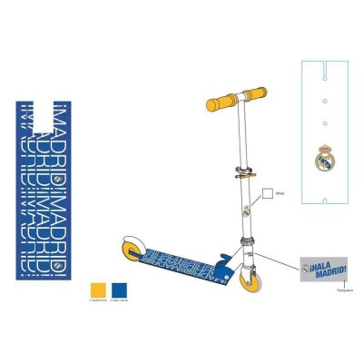 PATINETE ALUMINIO - REAL MADRID MONDO