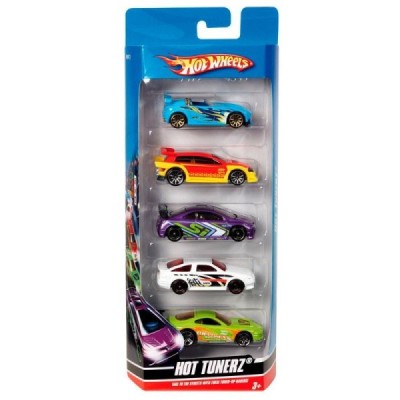 PACK DE 5 VEHICULOS HOT WHEELS