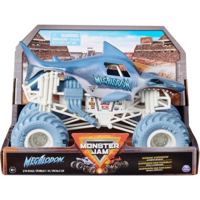 Monster Jam Vehículo Die Cast Megalodon 1:24