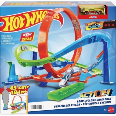 PISTA HOT WHEELS CICLÓN LOOPING EXTREMO