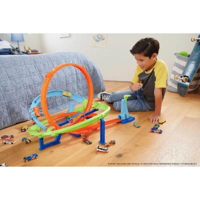 PISTA HOT WHEELS CICLÓN LOOPING EXTREMO