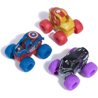 Monster Jam Mini Jams Marvel Pack 3 -4x3x3cm