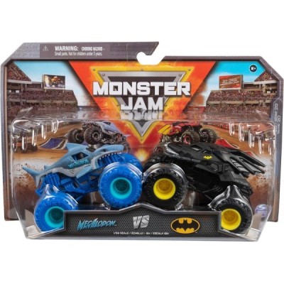 Monster Jam Pack 2 Batman vs Megalodon 1:64