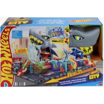 Hot Wheels City Lavado de Coches Ultra Shark
