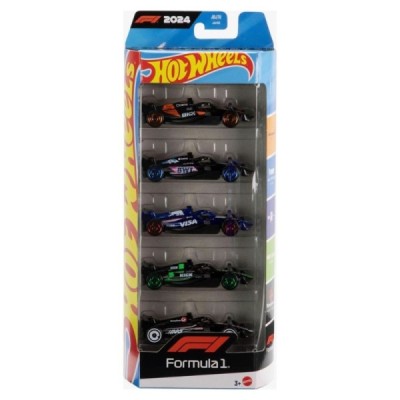 Hot Wheels Pack 5 Vehículos F1