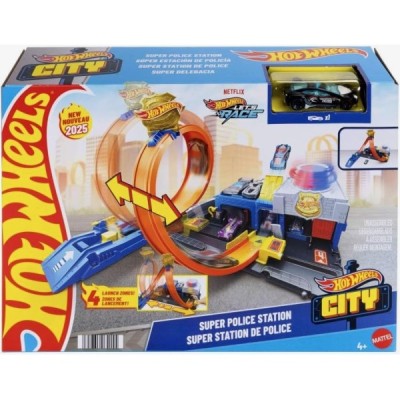 Hot Wheels City Super Estación de Policía
